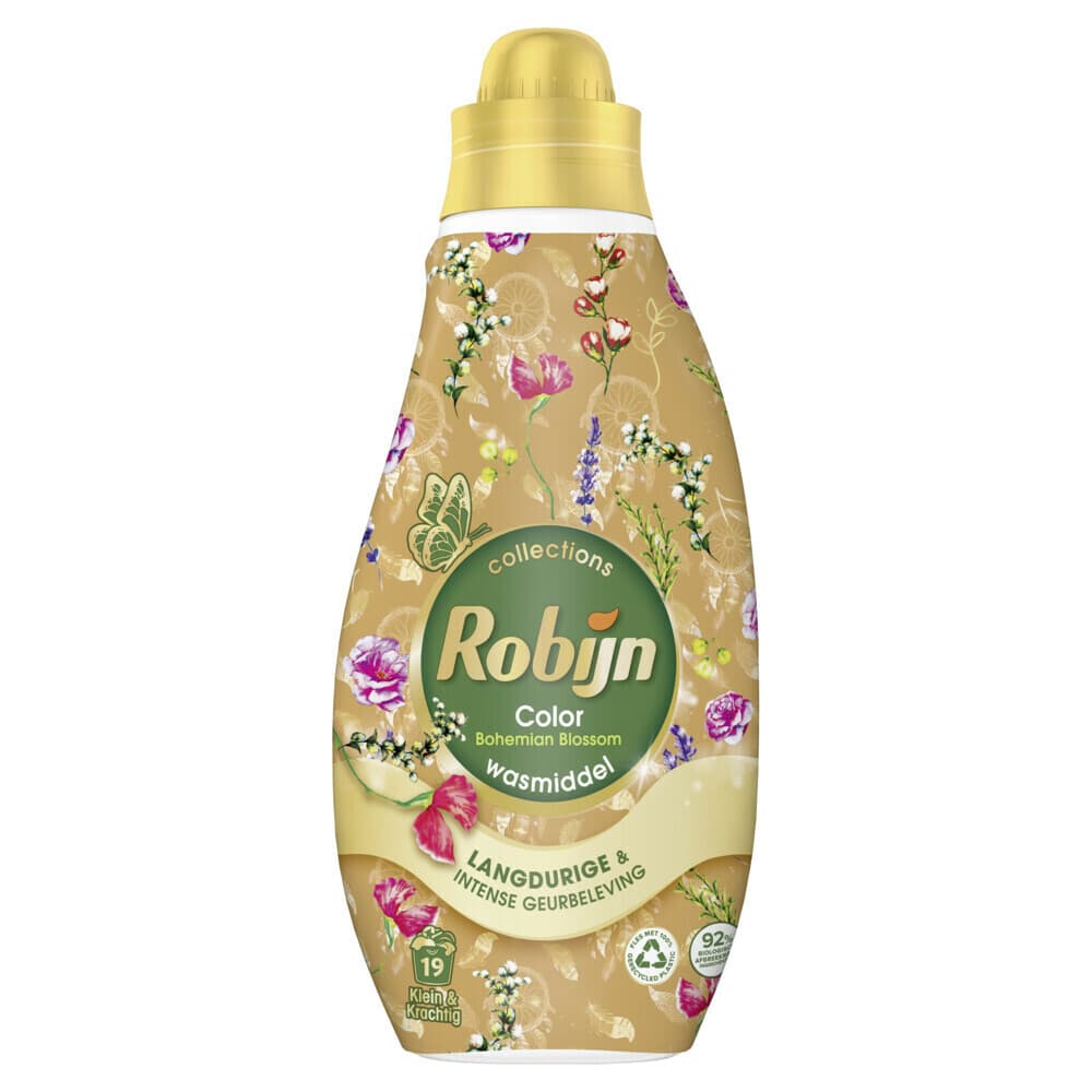 Robijn Klein&Krachtig Wasmiddel Bohemian Blossom 19 Wasbeurten 665 ml