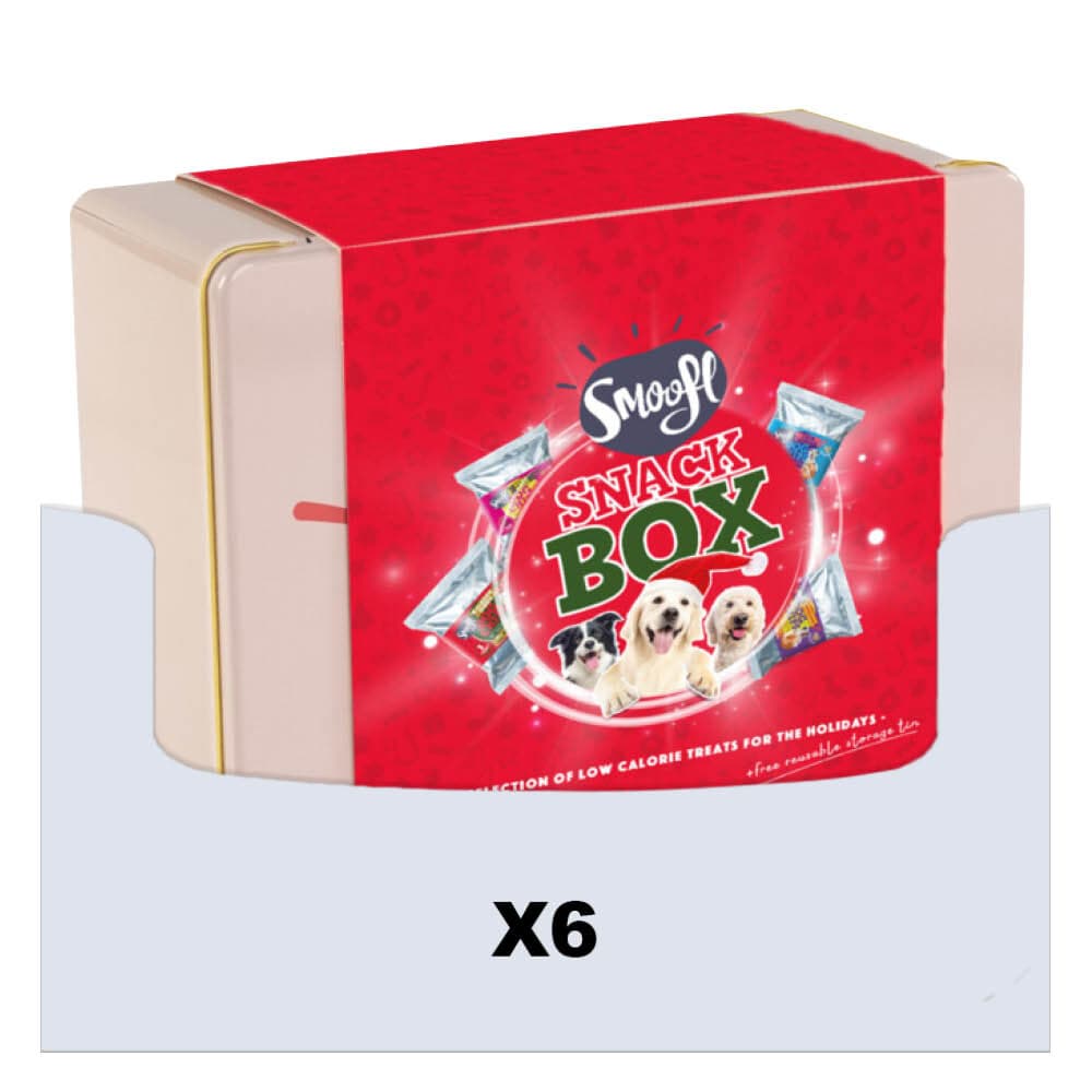 6x Smoofl Hondensnack Snack Box 200 gr