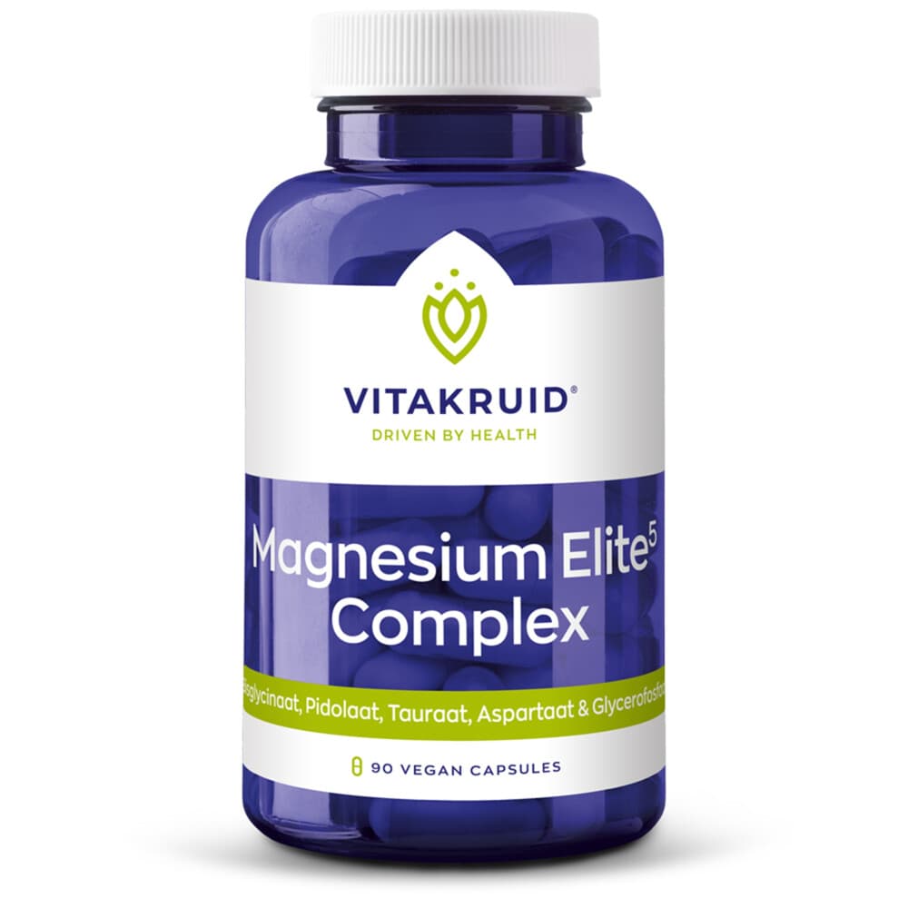 Gratis Verzending: Vitakruid Magnesium Elite⁵ Complex 90 vegacapsules