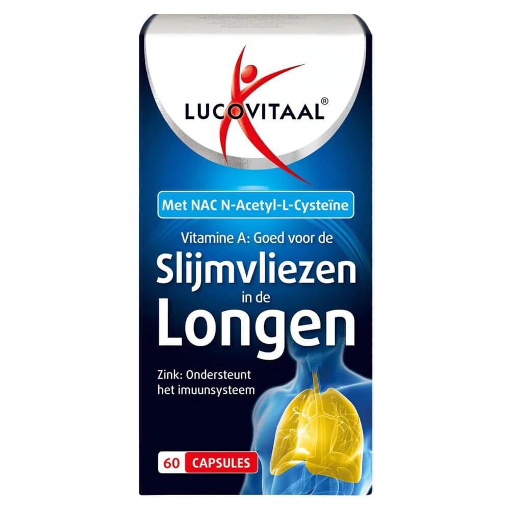 2x Lucovitaal Slijmvliezen in de Longen 60 capsules