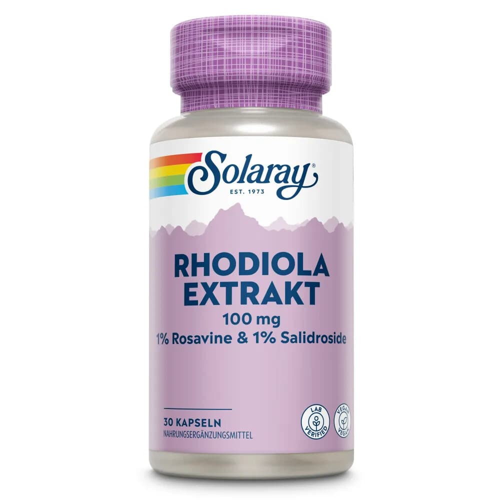 Solaray Rhodiola Extract 100 mg 30 capsules