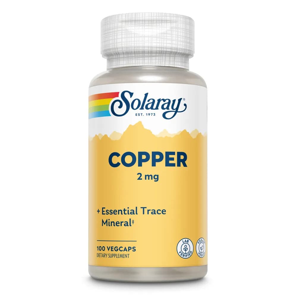 Solaray Koper 2mg 100 capsules
