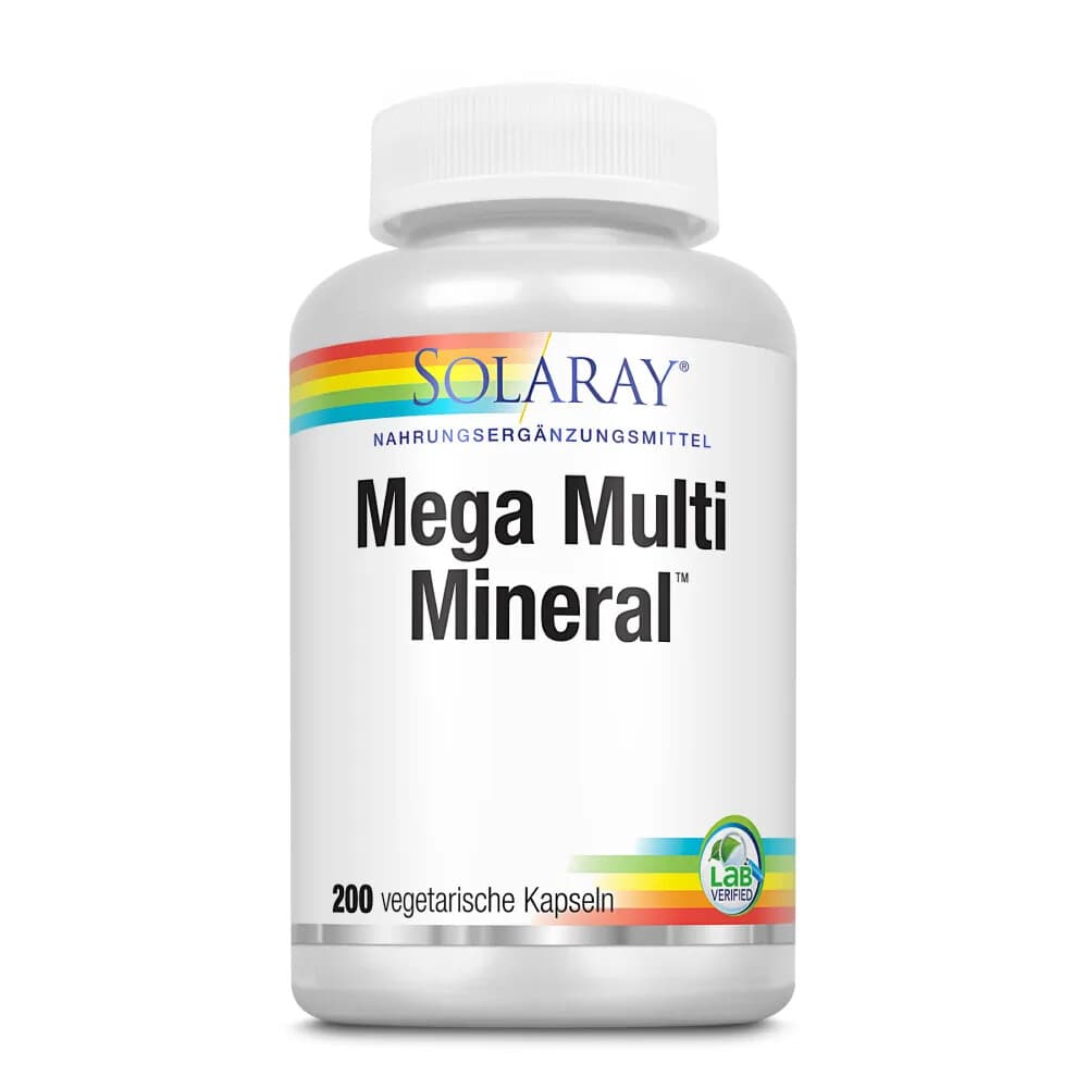 Solaray Mega-Multi-Mineral 200 capsules
