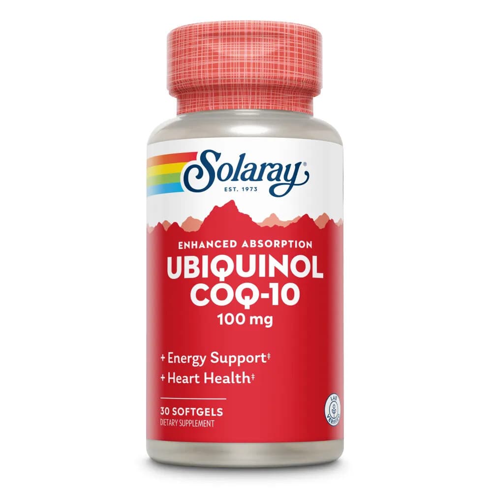 Solaray Ubiquinol Co-Enzym Q10 100mg 30 softgels