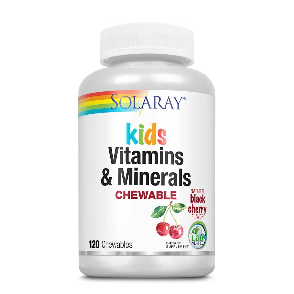 Solaray Kids Multivitamine 120 kauwtabletten
