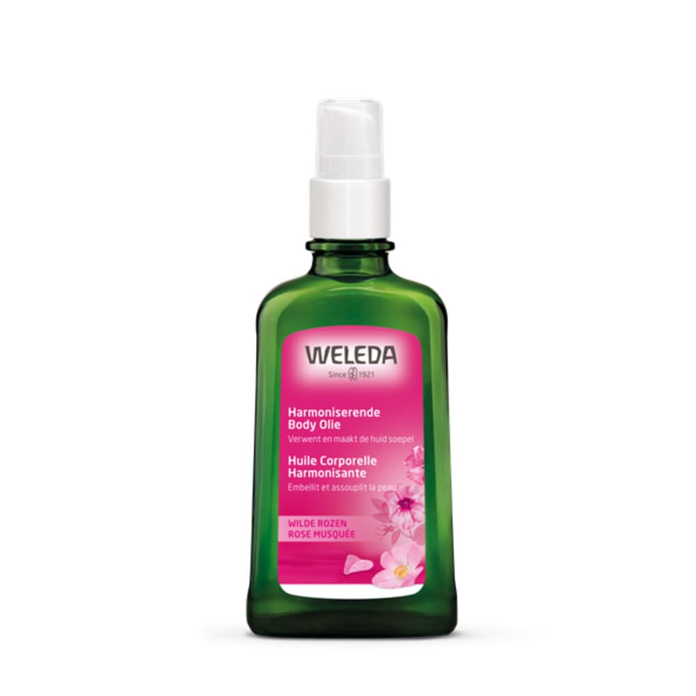2e halve prijs: WELEDA Wilde Rozen Harmoniserende Body Olie 100 ml