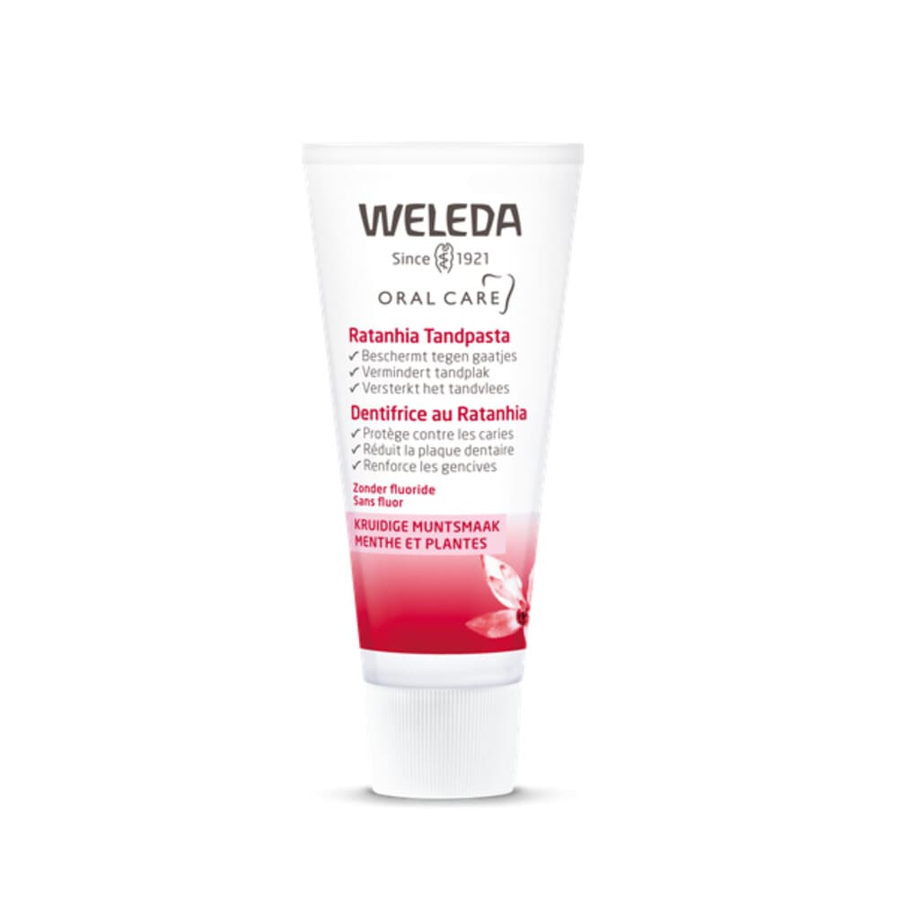 2e halve prijs: WELEDA Tandpasta Ratanhia 75 ml