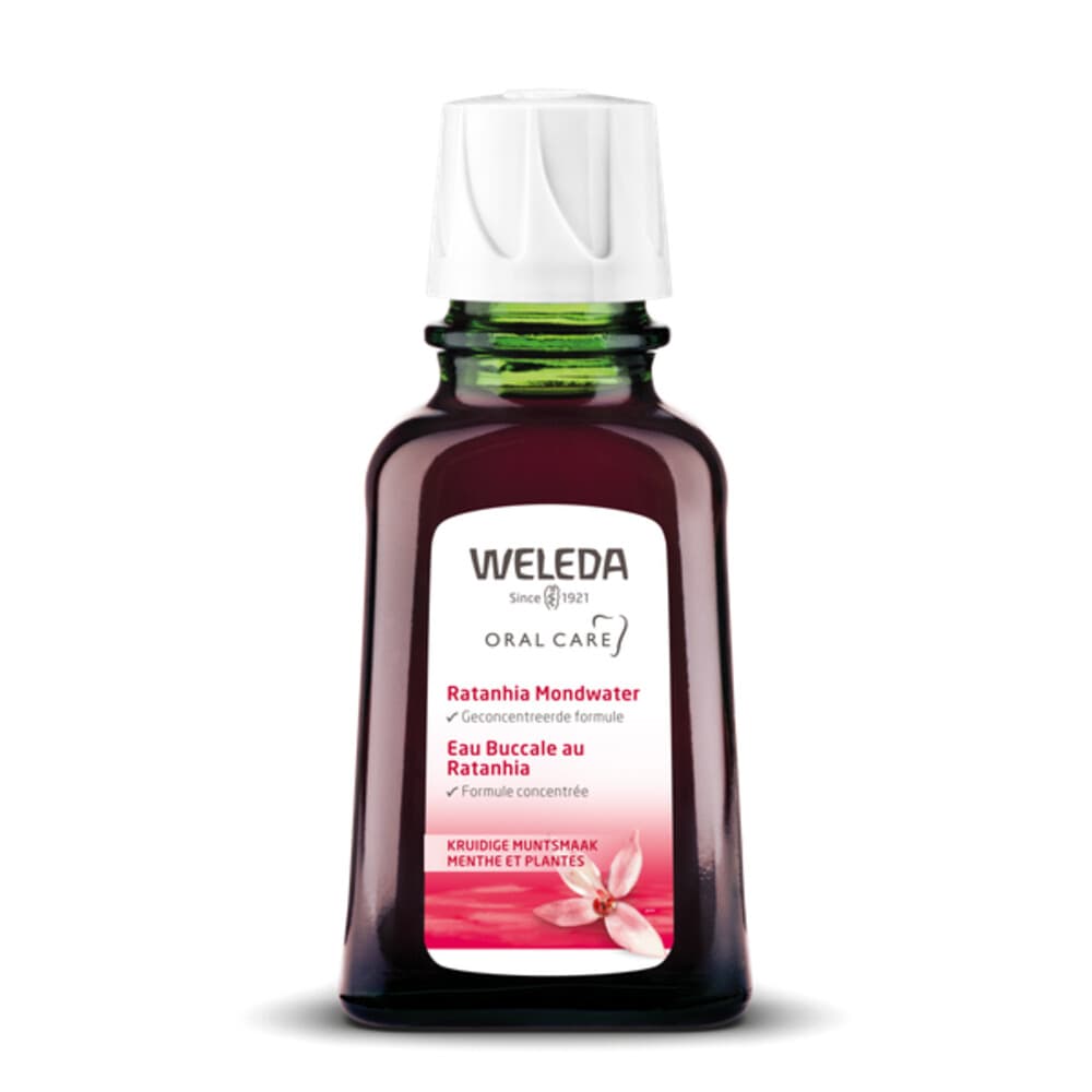 3x WELEDA Mondwater Geconcentreerd Ratanhia 50 ml