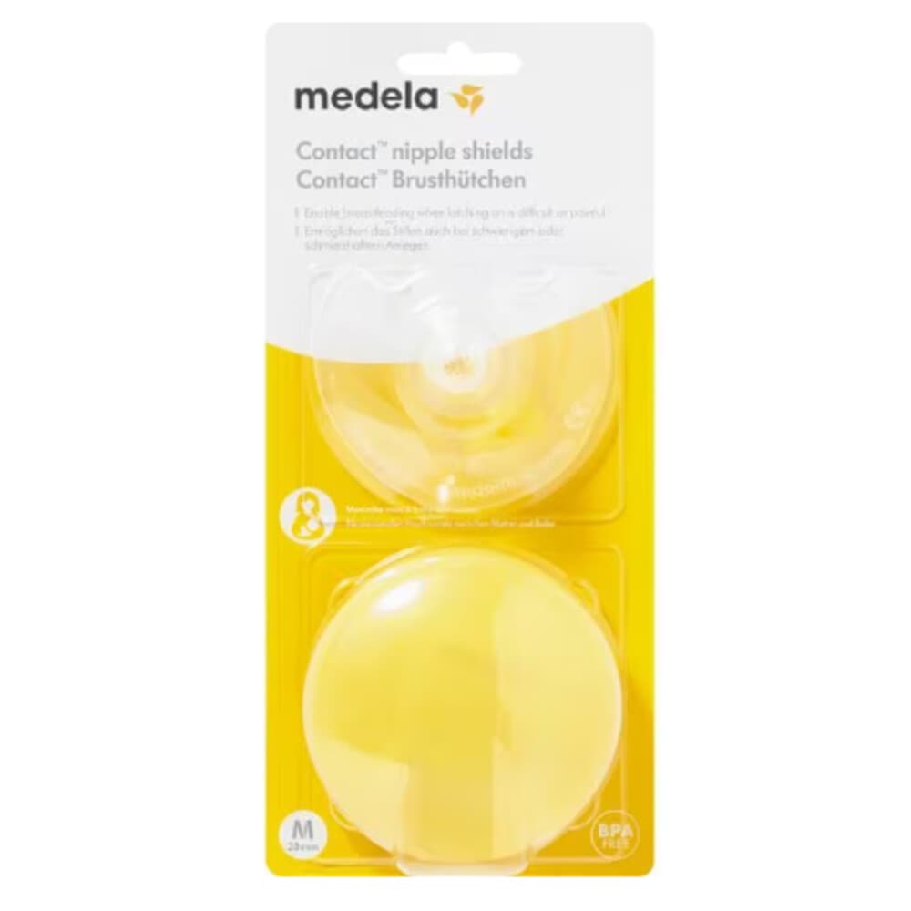 2x Medela Contact Tepelhoedjes Medium 2 stuks