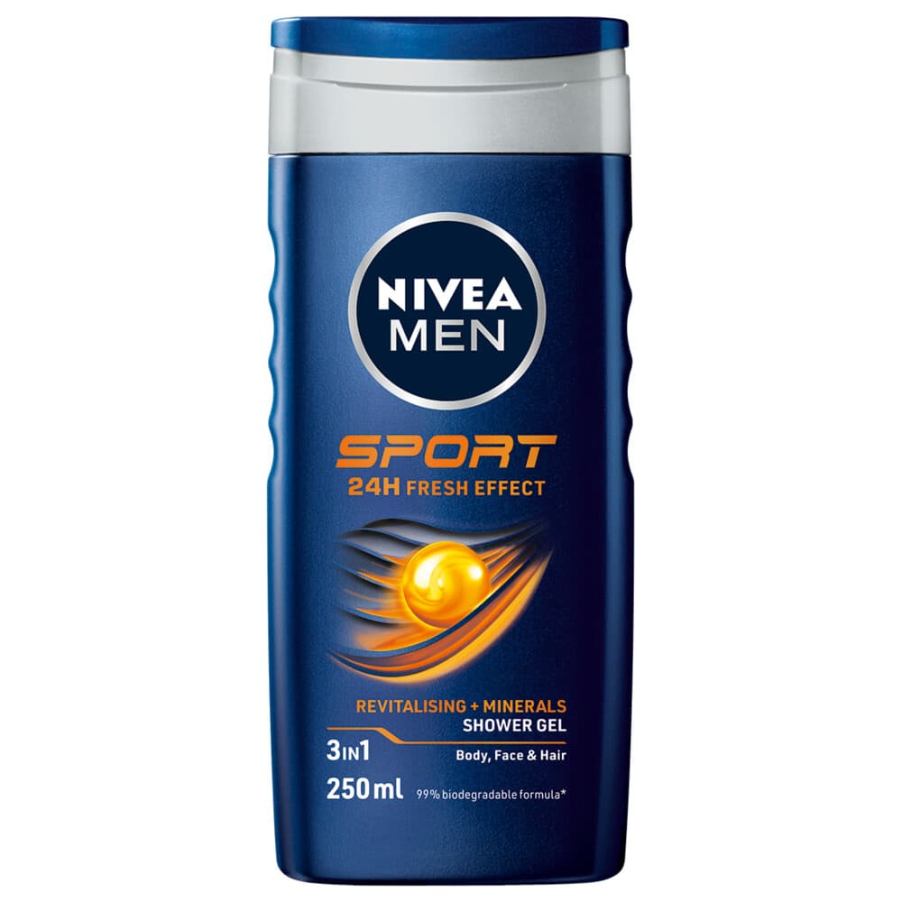 1+1 gratis: NIVEA Men Sport Douchegel 250 ml
