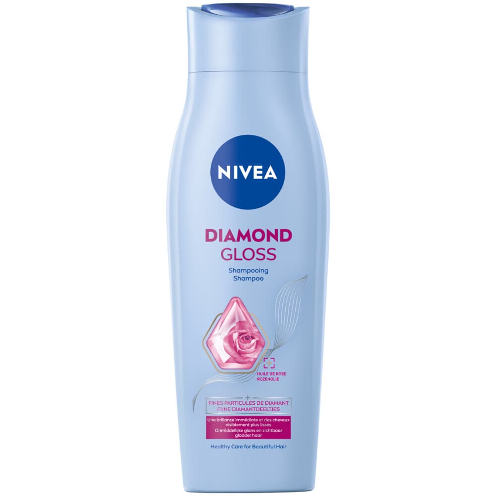 1+1 gratis: NIVEA Shampoo Diamond Gloss Care 250 ml
