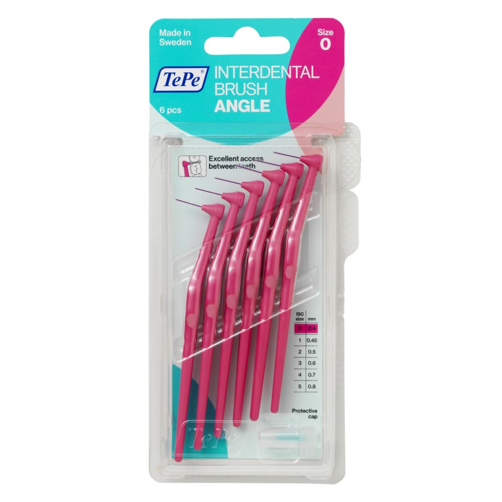 TePe Angle Interdentale Ragers 0,4 mm Roze 6 stuks