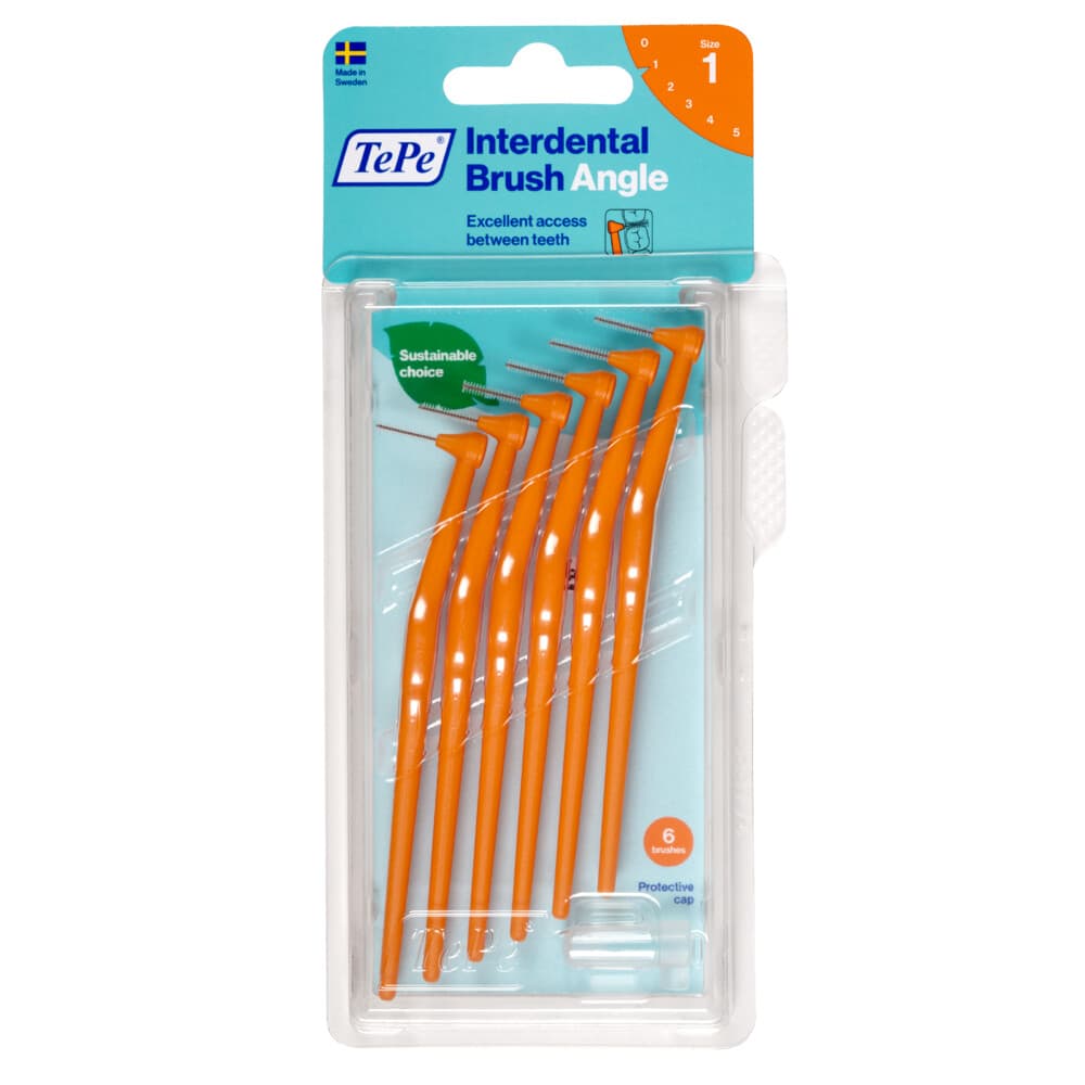 3x TePe Angle Interdentale Ragers 0,45 mm Oranje 6 stuks