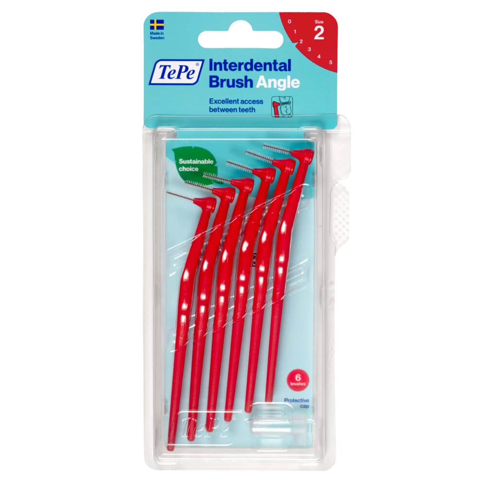 3x TePe Angle Interdentale Ragers 0,5 mm Rood 6 stuks