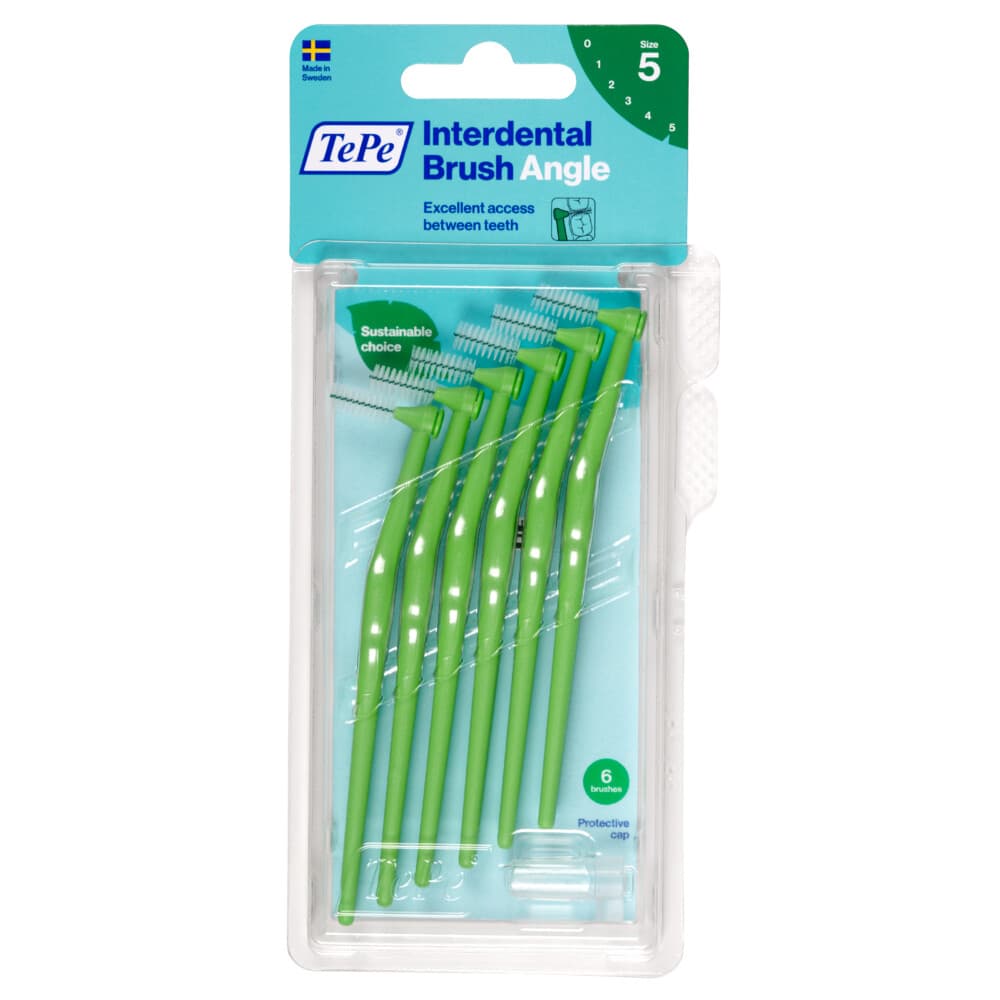 3x TePe Angle Interdentale Ragers 0,8 mm Groen 6 stuks