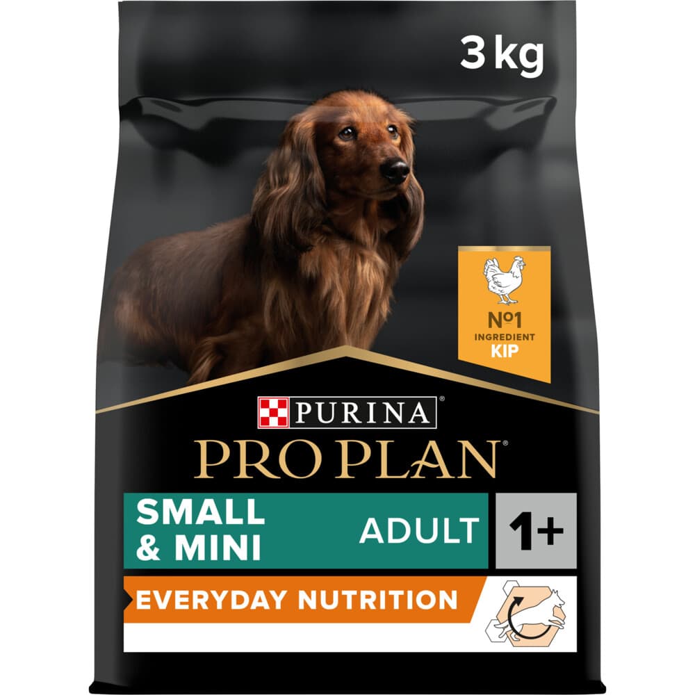 4x Pro Plan Hondenvoer Droog Adult Small&Mini Everyday Nutrition Kip 3 kg