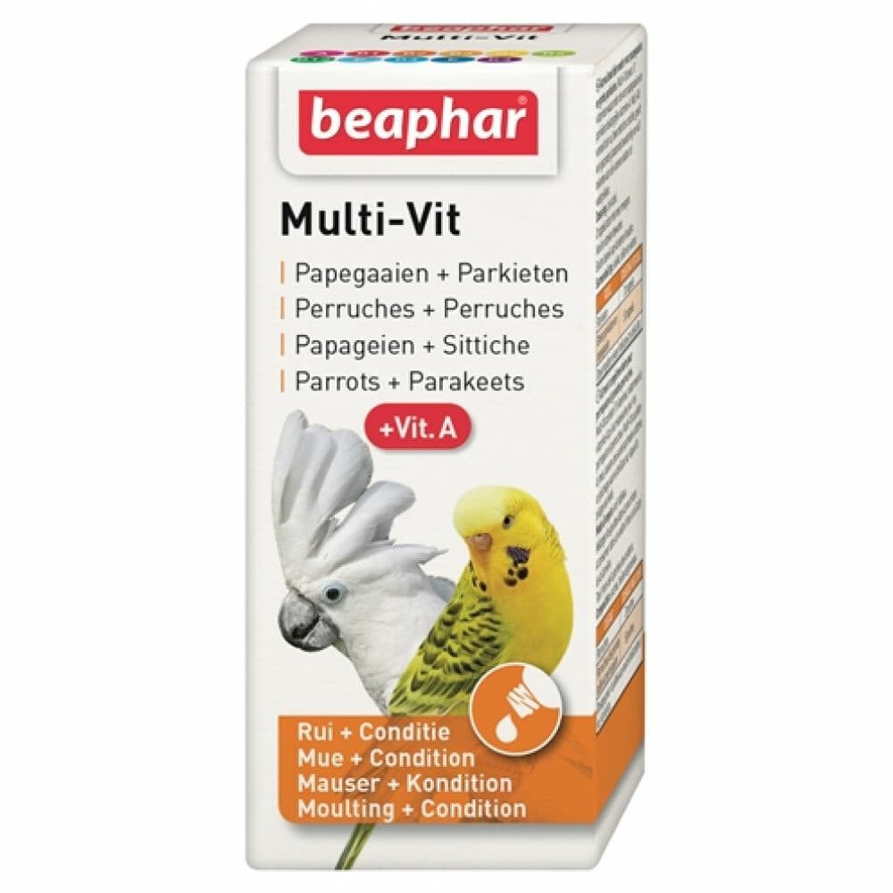 Beaphar Multi-Vit Papegaai 20 ml