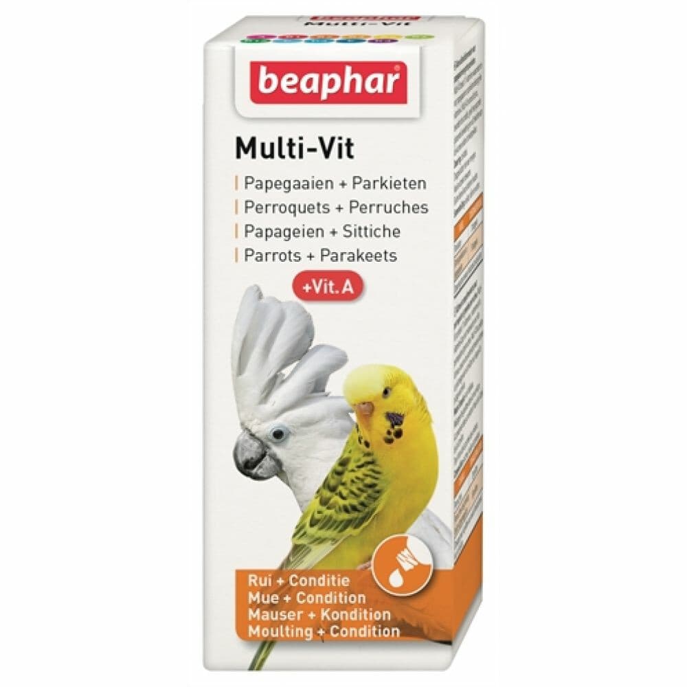 Beaphar Bogena Multi-Vitamine Papegaai&Parkiet 50 ml