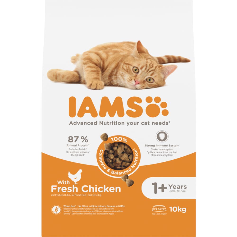IAMS Kattenvoer Adult Kip 10 kg