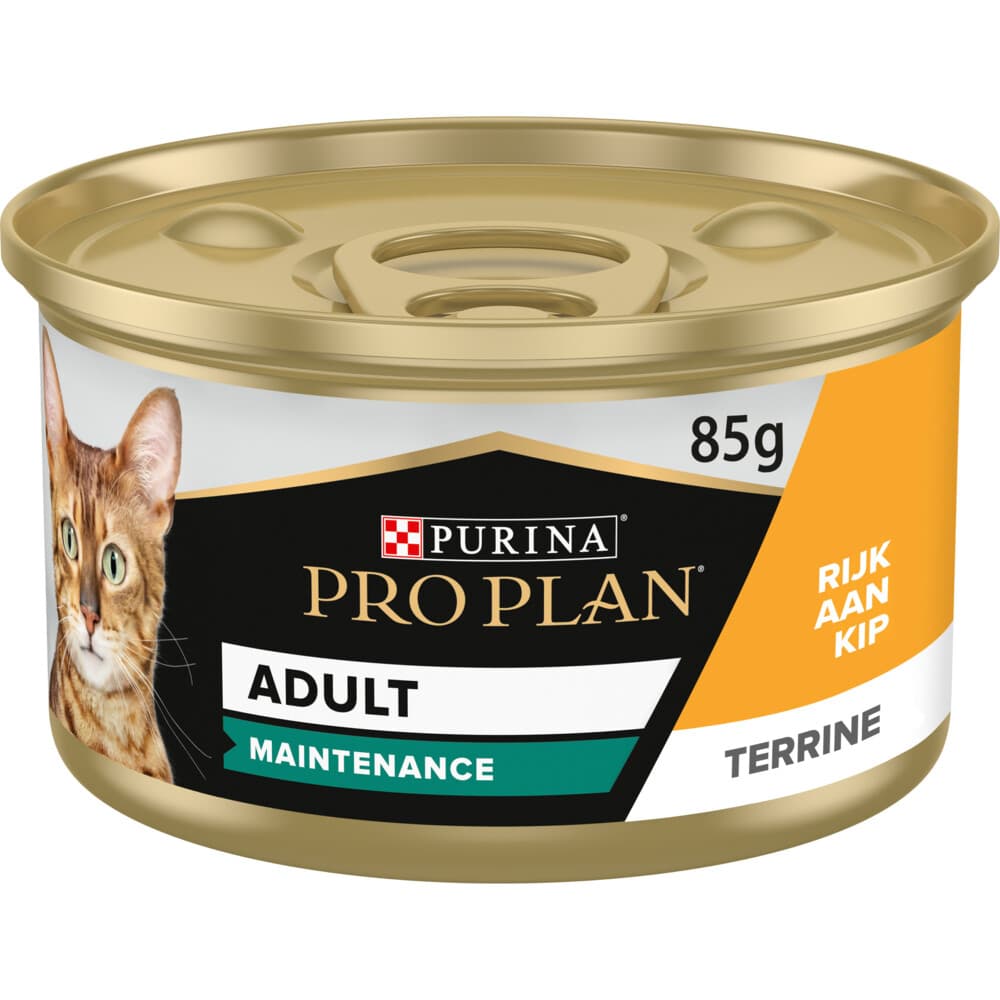 24x Pro Plan Kattenvoer Nat Adult Paté Kip 85 gr