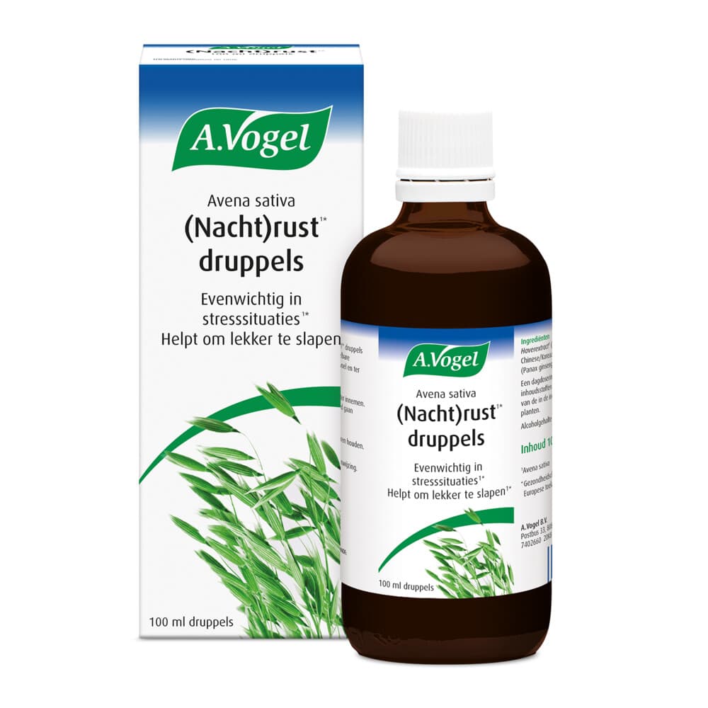 Gratis Verzending: A.Vogel Avena Sativa Complex (Nacht)rust druppels 100 ml