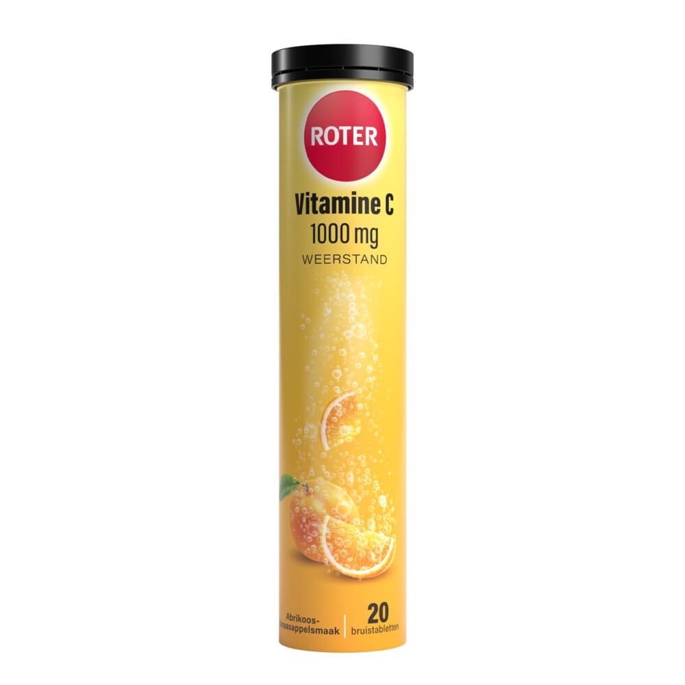 Gratis Verzending: 2x Roter Vitamine C Bruis 1000 mg 20 bruistabletten