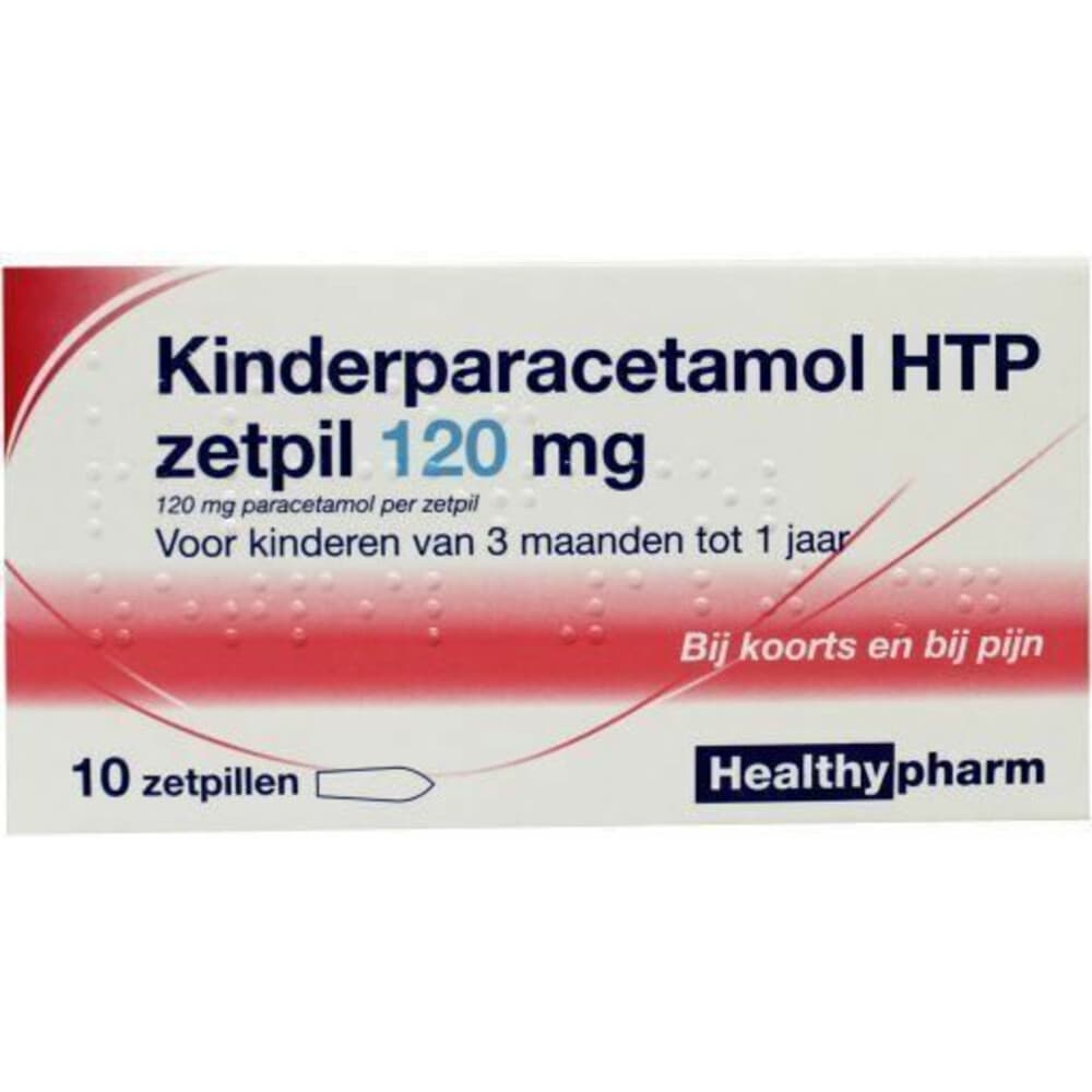 Healthypharm Paracetamol Kind 120 mg 10 stuks