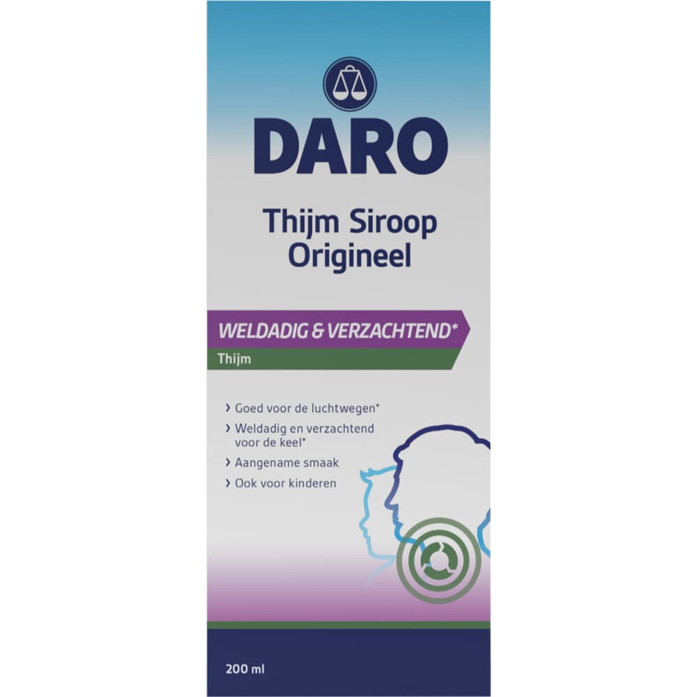 24x Daro Thijmsiroop 200 ml