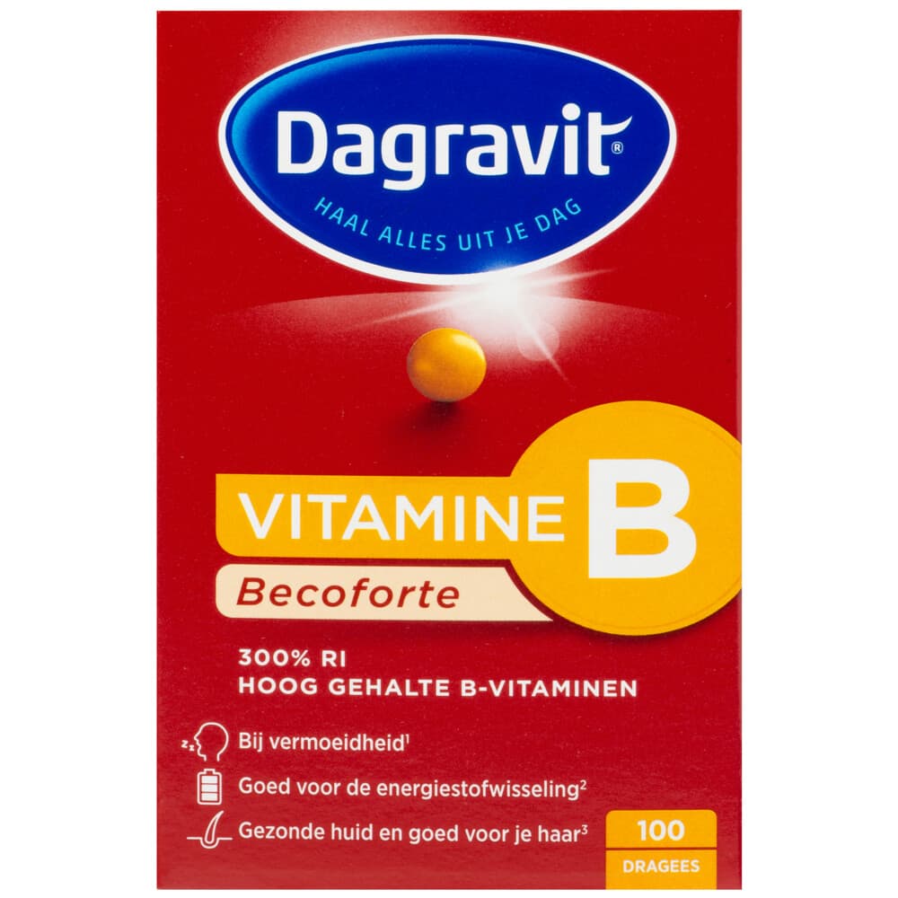 Gratis Verzending: 2x Dagravit Becoforte B 100 stuks
