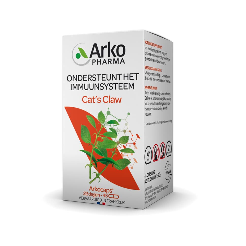 Gratis Verzending: Arkopharma Cats Claw 45 capsules