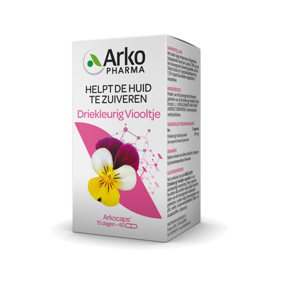 Gratis Verzending: Arkopharma Driekleurig Viooltje 45 capsules
