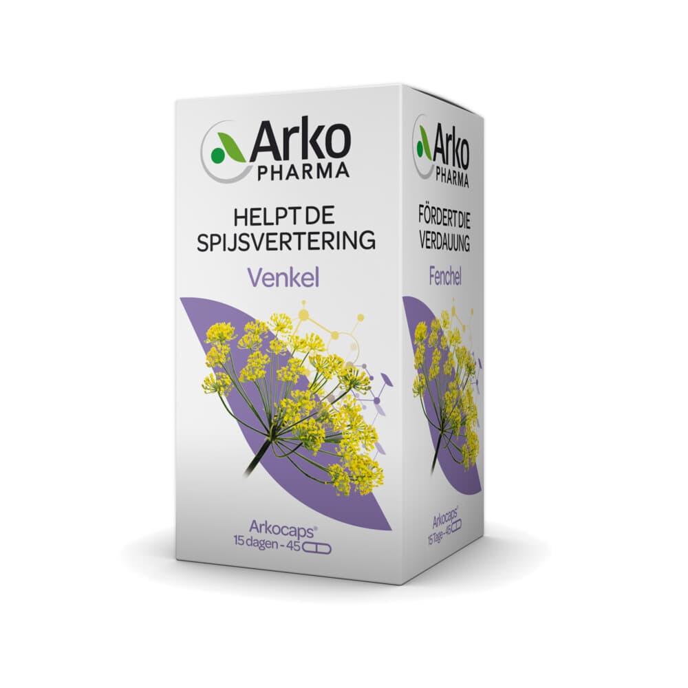 Gratis Verzending: Arkopharma Venkel 45 capsules