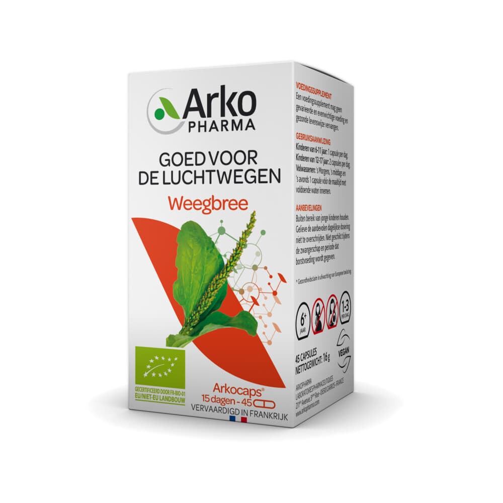 Gratis Verzending: Arkopharma Weegbree 45 capsules