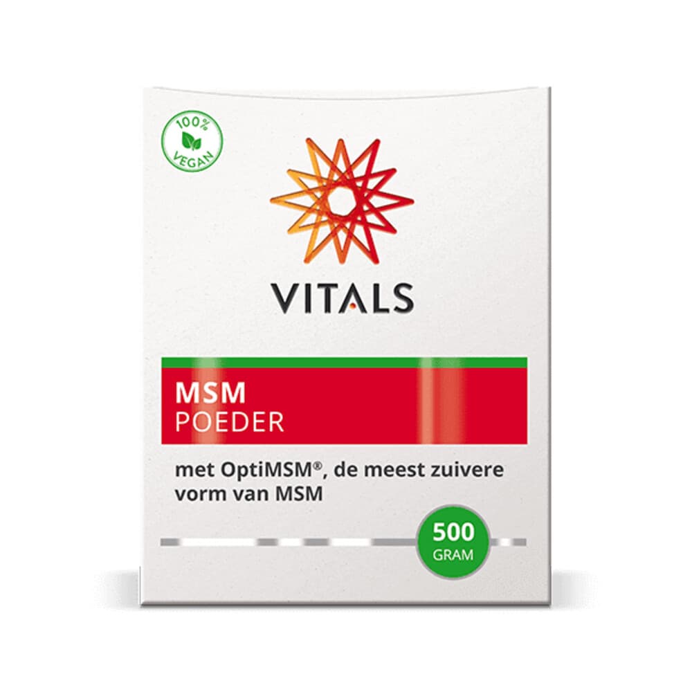 Gratis Verzending: 2x Vitals Msm Poeder 500 gr