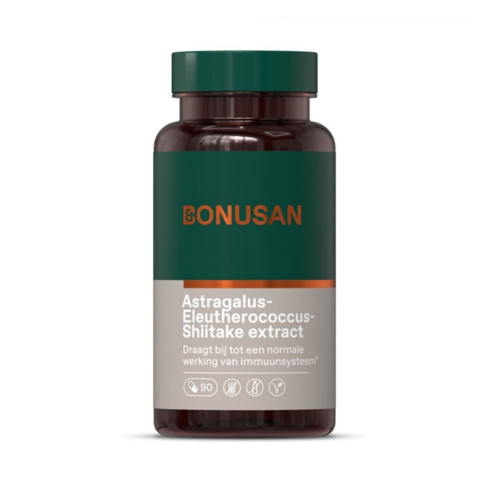 Gratis Verzending: Bonusan Astragalus Eleutherococcusl Shiitake Extract 90 capsules