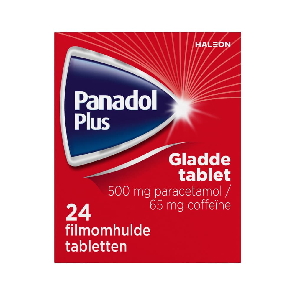 Panadol Plus Gladde Tablet 500 mg 24 tabletten