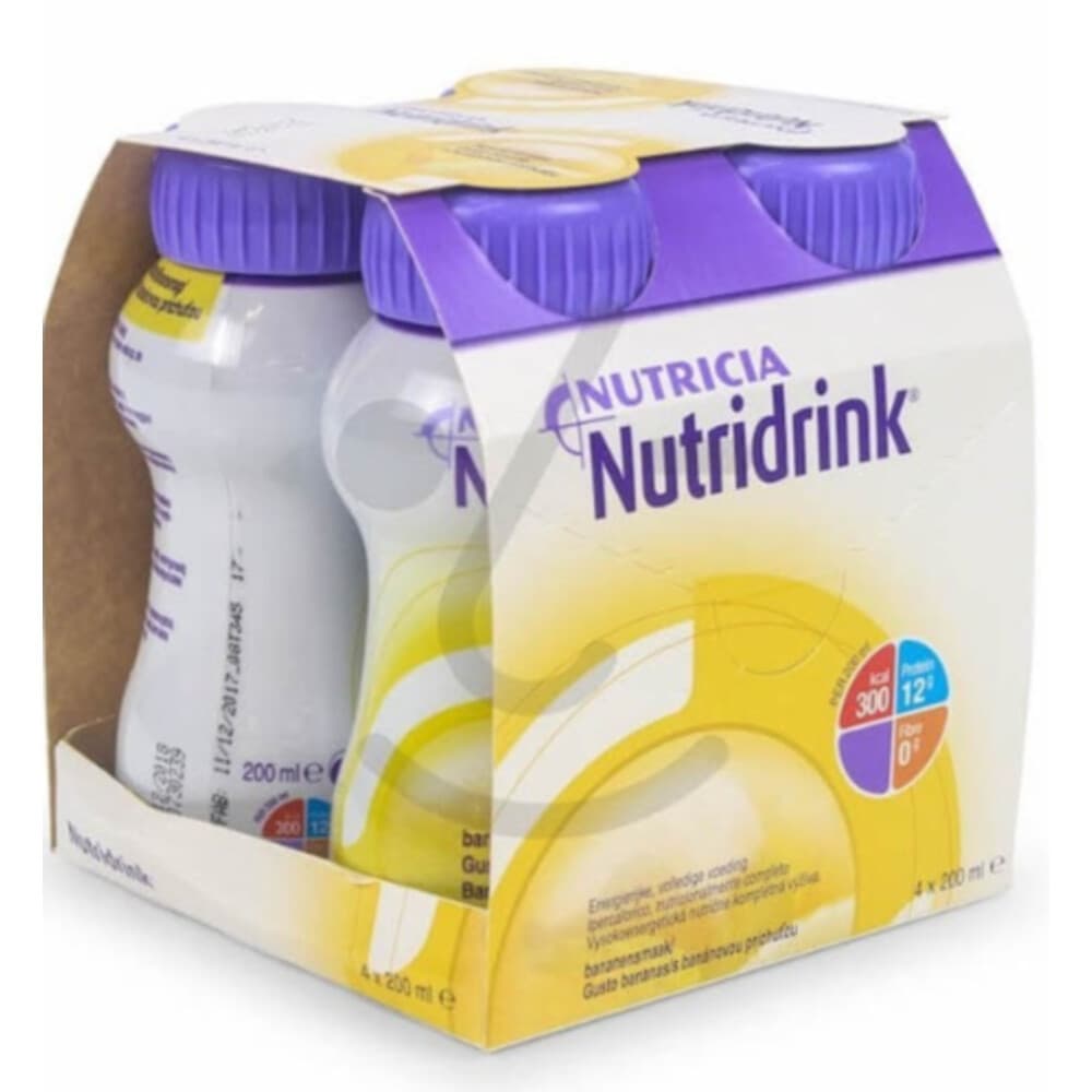 3x Nutricia Nutridrink Banaan 4 x 200 ml