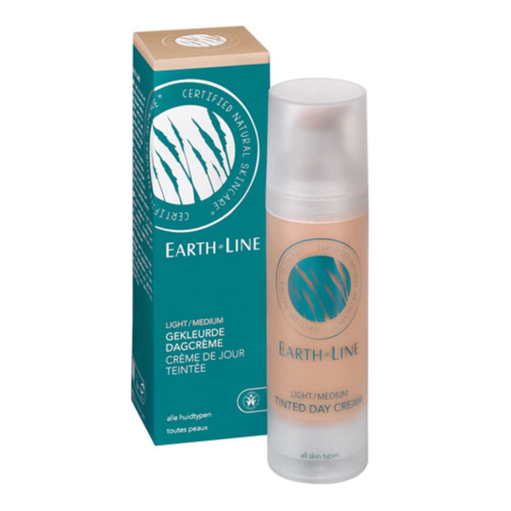 Earth-Line Dagcreme Gekleurd Light/Medium 35 ml