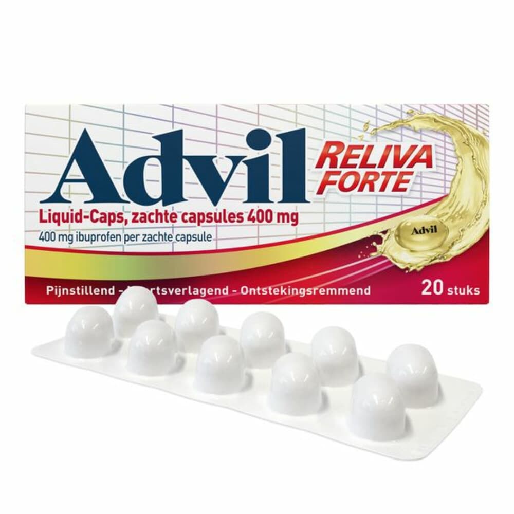 Advil Reliva Forte Liquid-Caps 400 20 capsules
