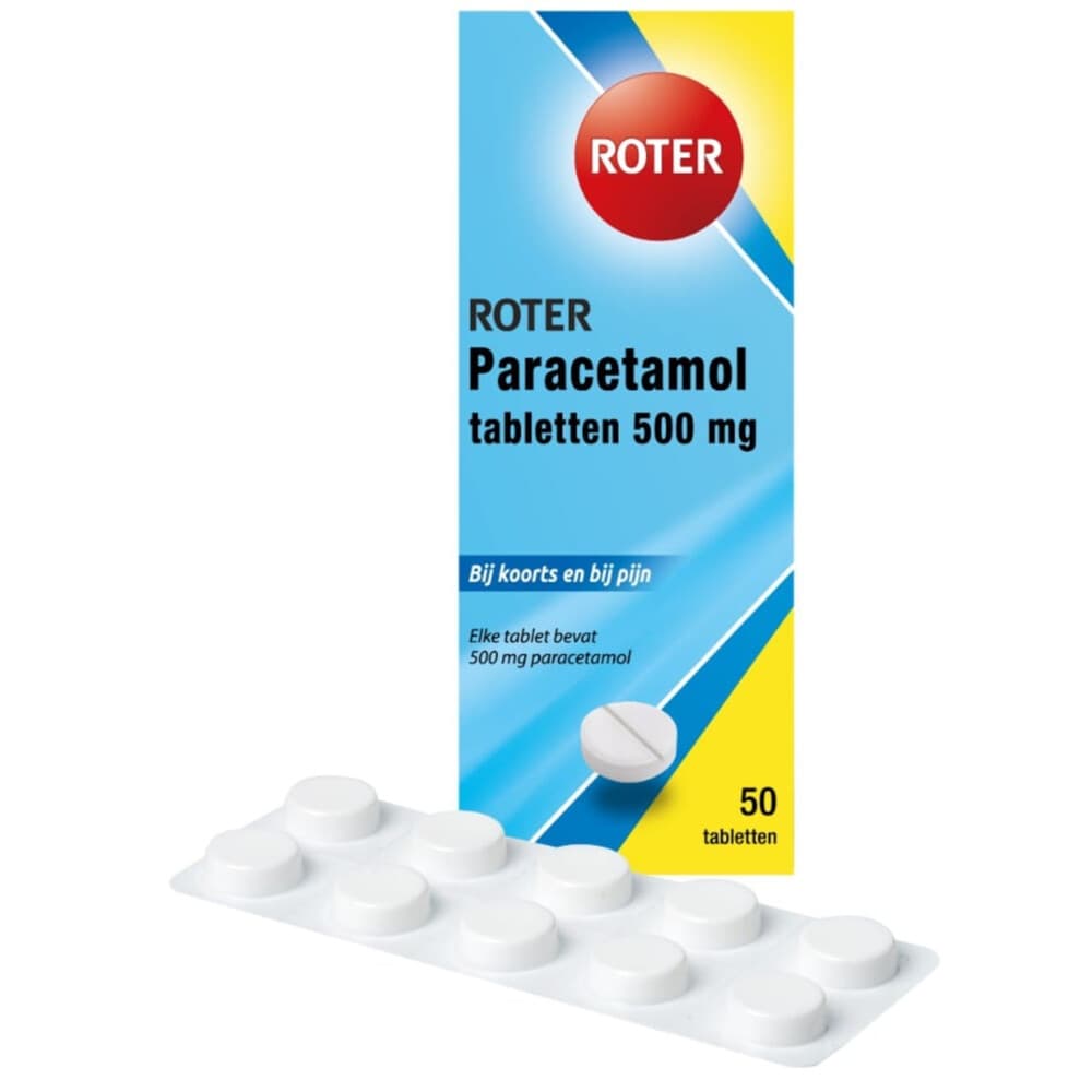 Roter Paracetamol 500 mg 50 tabletten
