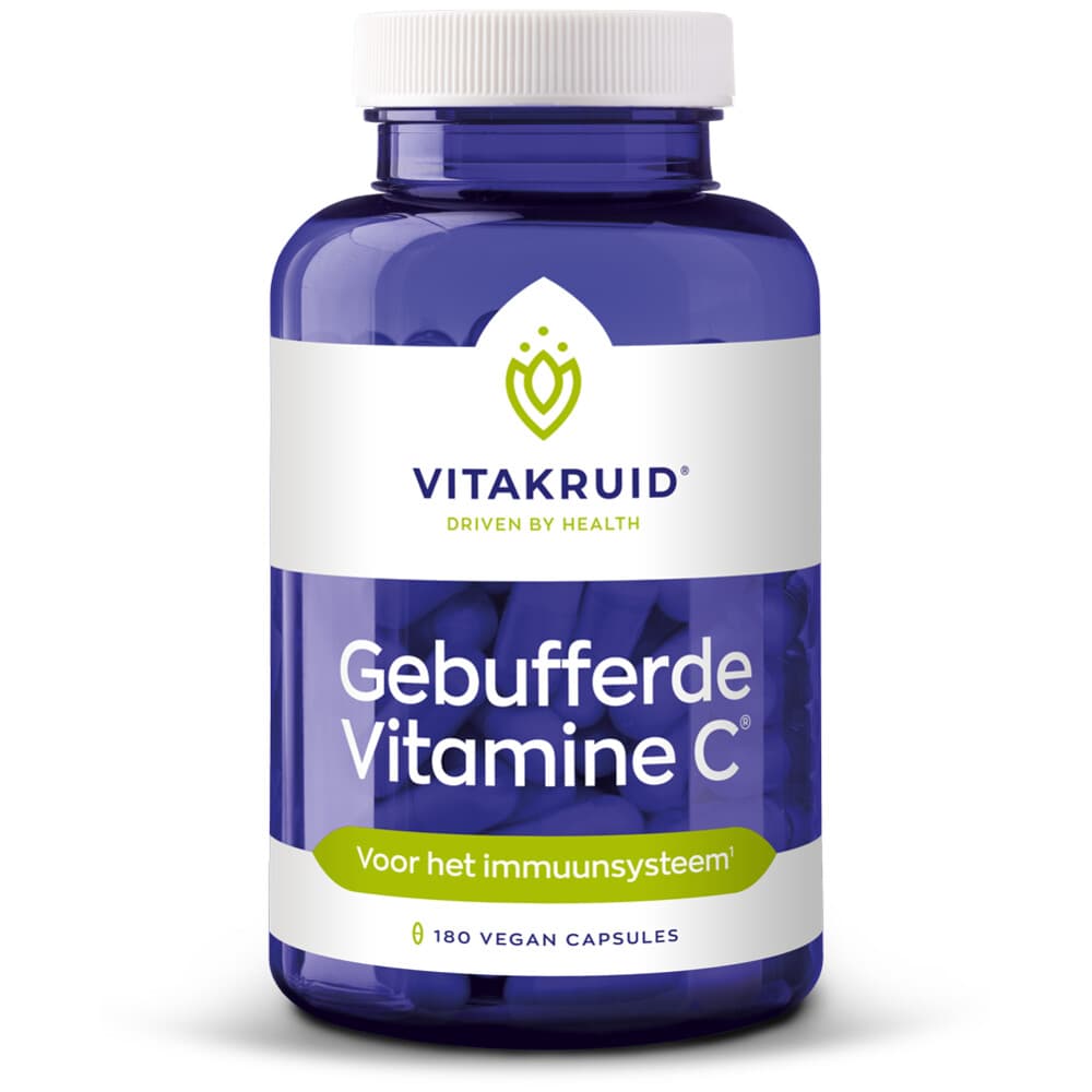 Gratis Verzending: Vitakruid Gebufferde Vitamine C 180 vegacapsules