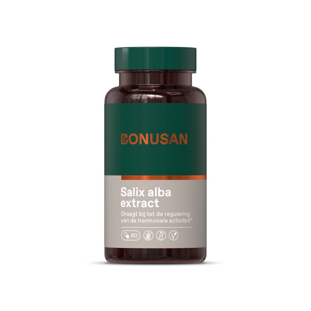 Gratis Verzending: Bonusan Salix Alba Extract 60 vegacapsules