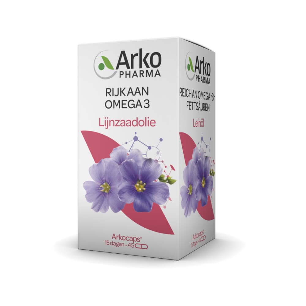 Gratis Verzending: Arkopharma Lijnzaadolie 45 capsules