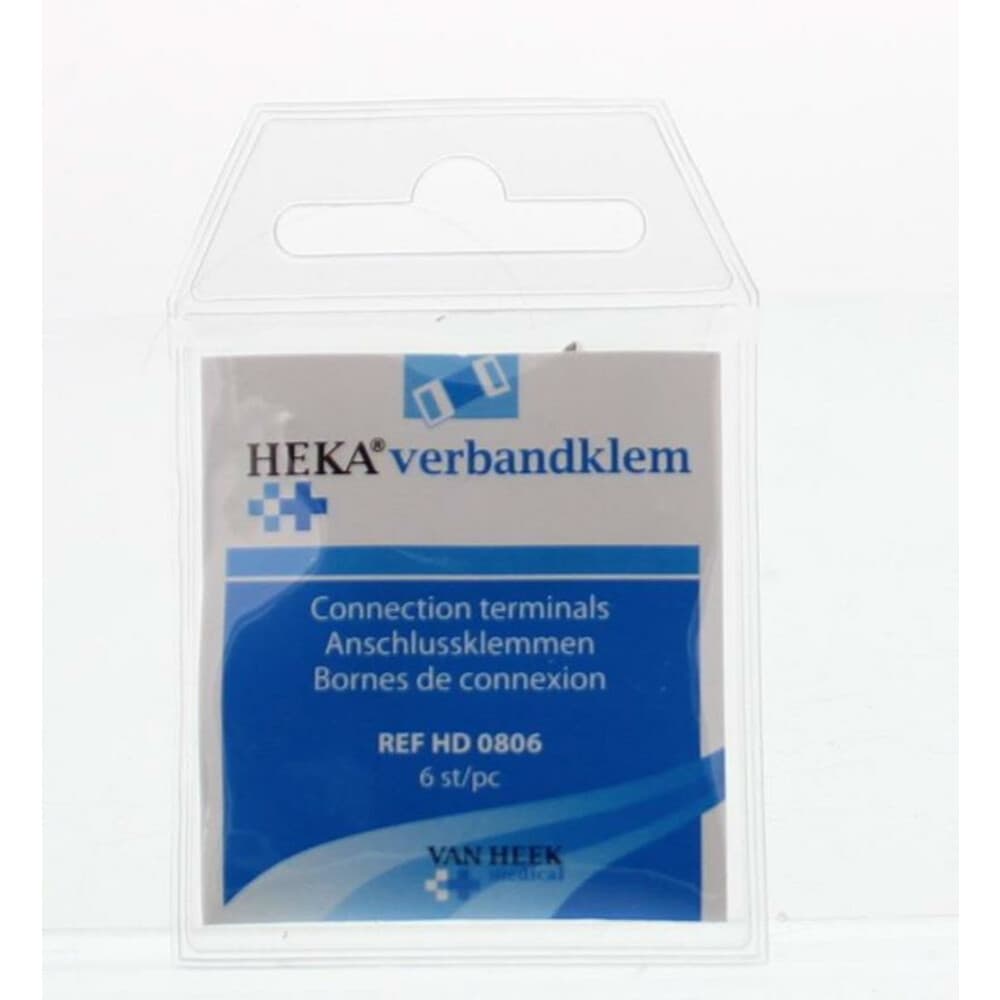 Heka Verbandklemmen 6 stuks