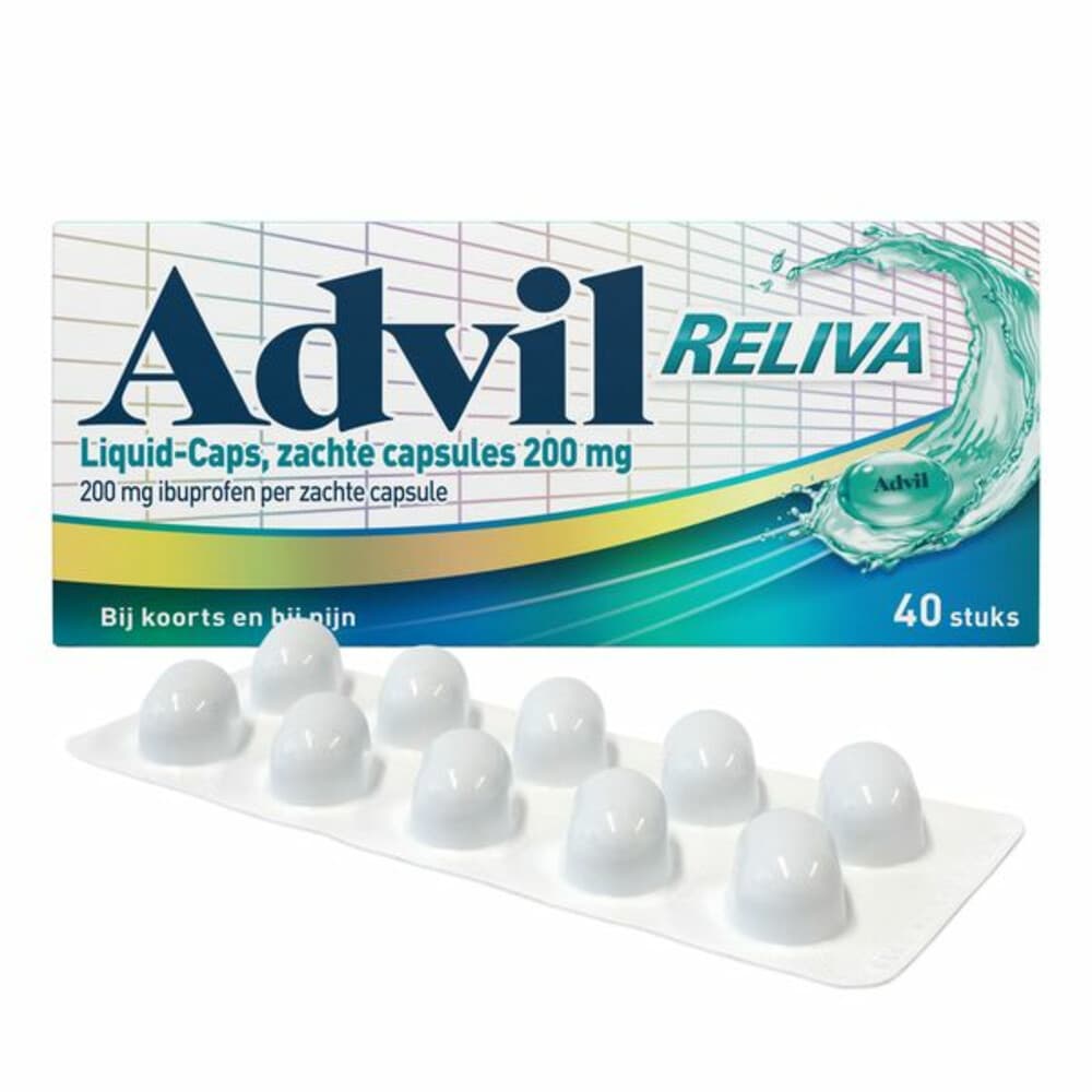 Advil Reliva Liquid-Caps 200 40 capsules