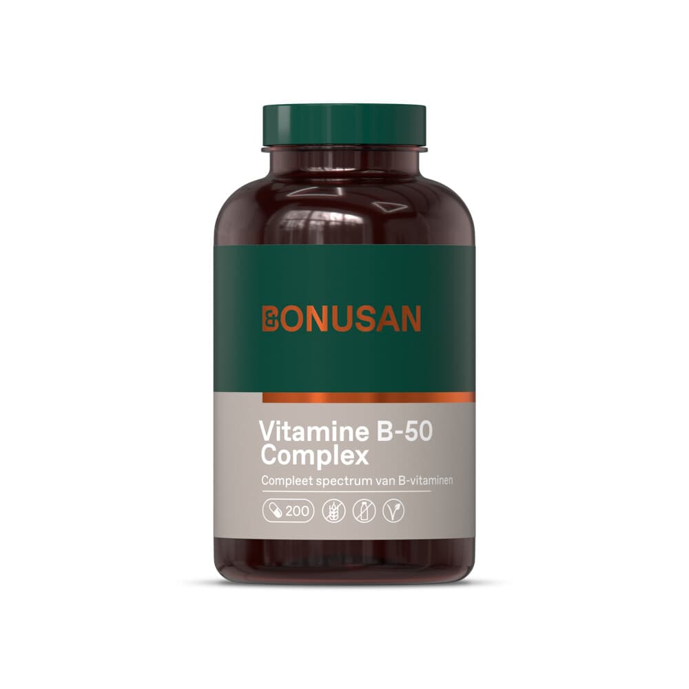 Gratis Verzending: Bonusan Vitamine B50 Complex 200 capsules