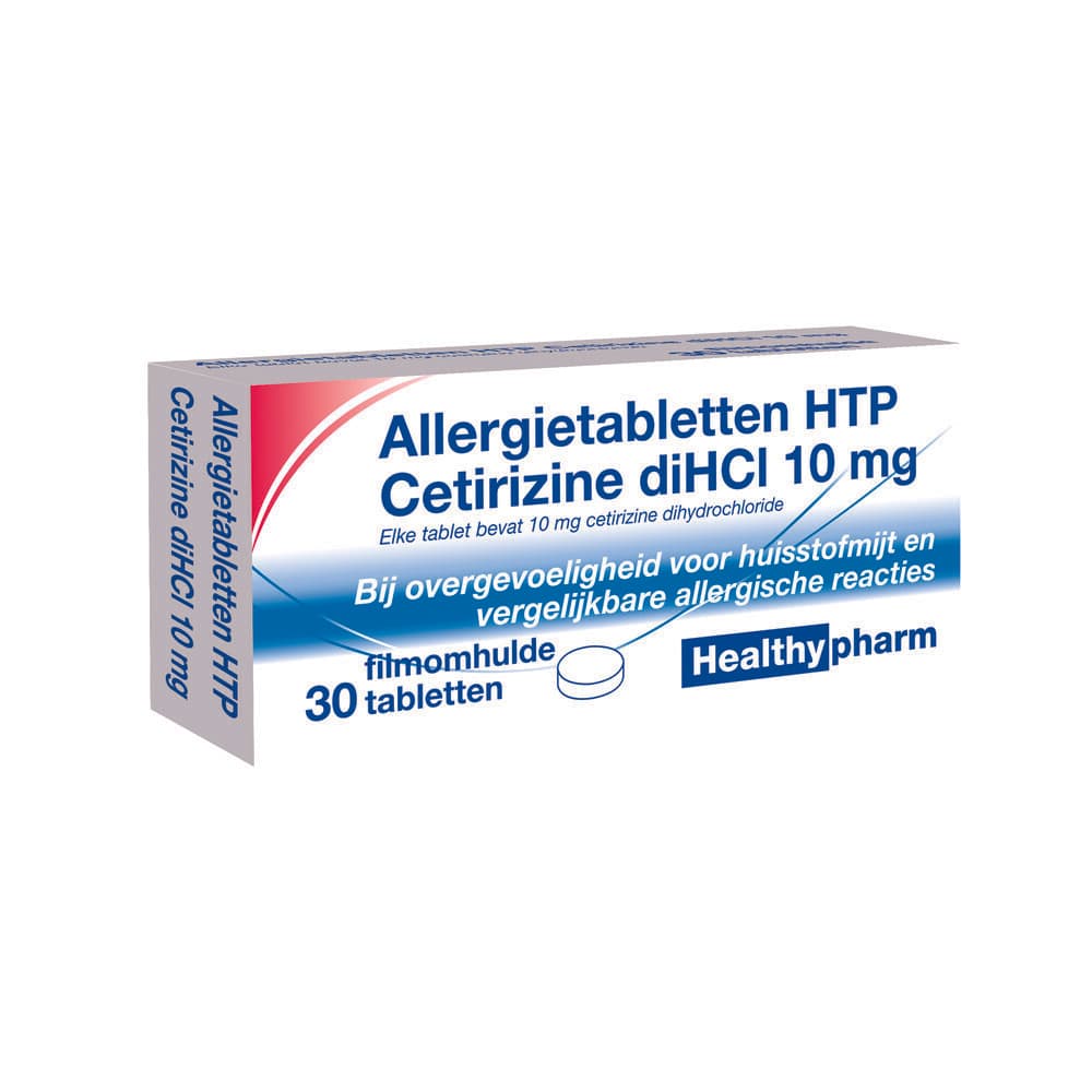Healthypharm Cetirizine 10 mg 30 tabletten