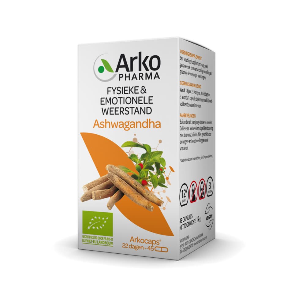 Gratis Verzending: Arkopharma Ashwaganda 45 capsules