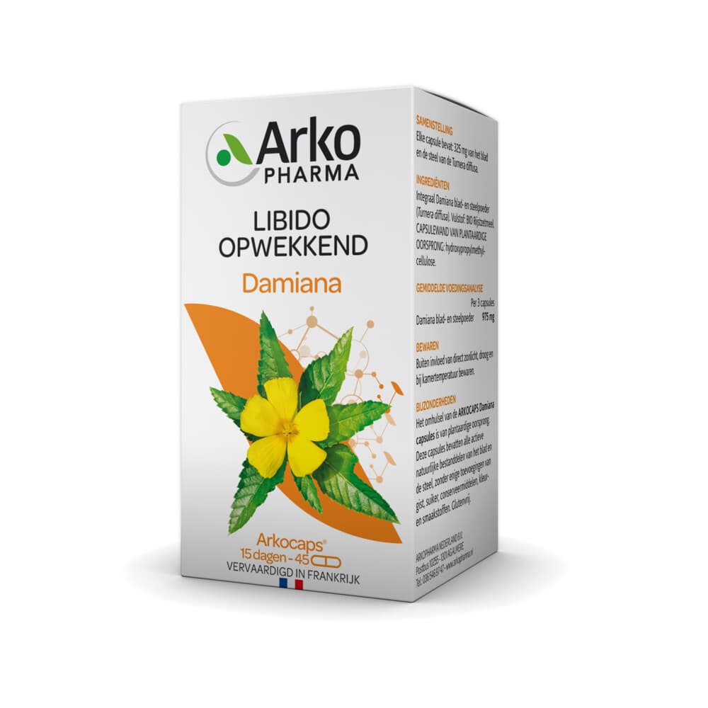 Gratis Verzending: Arkopharma Damiana 45 capsules