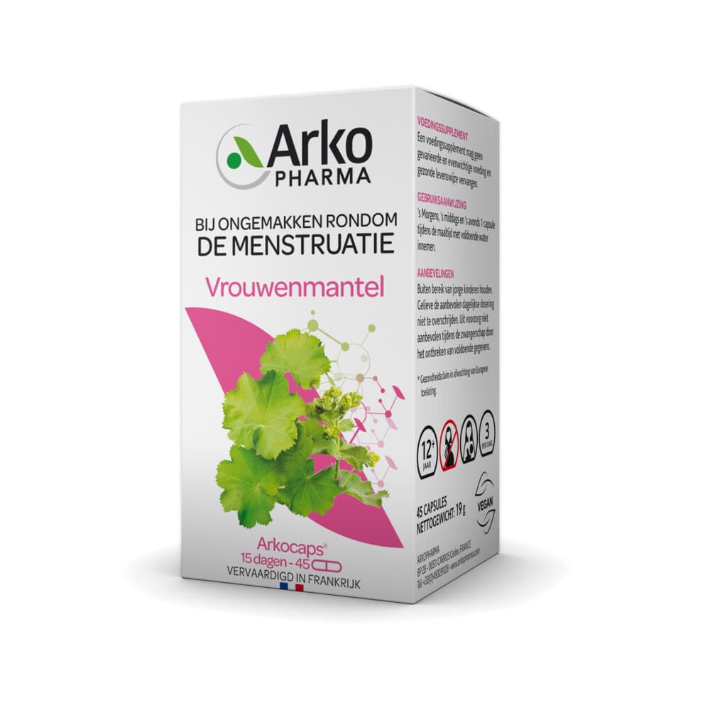 Gratis Verzending: Arkopharma Vrouwenmantel 45 capsules